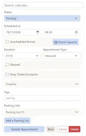 Capacity Planning Overlay